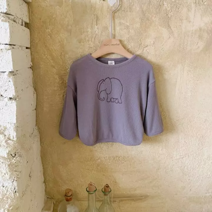 Mimi Market - Korean Baby Fashion - #babyootd - Elephant Tee