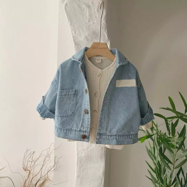 Mimi Market - Korean Baby Fashion - #babyootd - Wanny Denim Jacket - 9