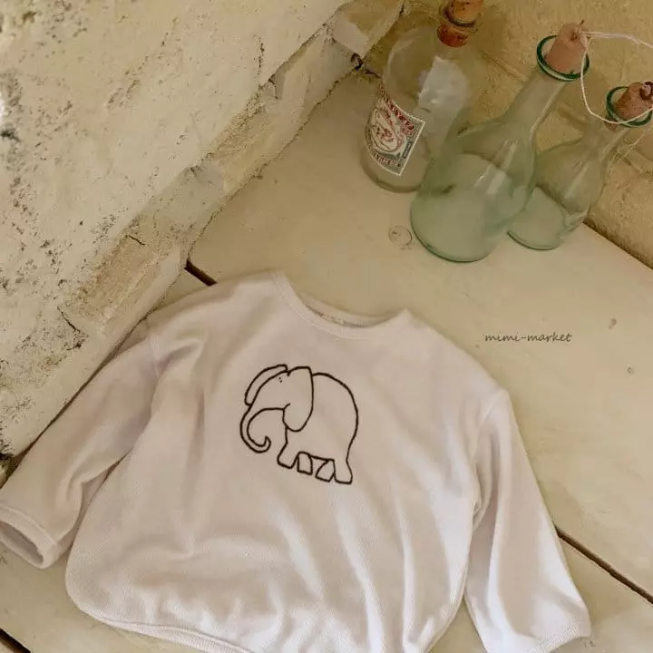 Mimi Market - Korean Baby Fashion - #babyoutfit - Elephant Tee - 3