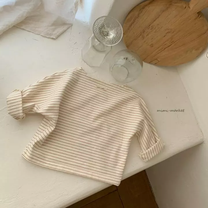 Mimi Market - Korean Baby Fashion - #babyoutfit - Winner One Stripes Tee - 5