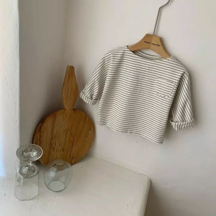 Mimi Market - Korean Baby Fashion - #babyoutfit - Winner One Stripes Tee - 6