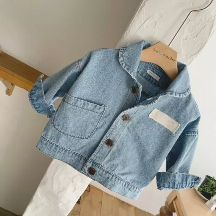 Mimi Market - Korean Baby Fashion - #babyoutfit - Wanny Denim Jacket - 10
