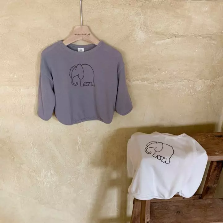 Mimi Market - Korean Baby Fashion - #onlinebabyboutique - Elephant Tee - 5