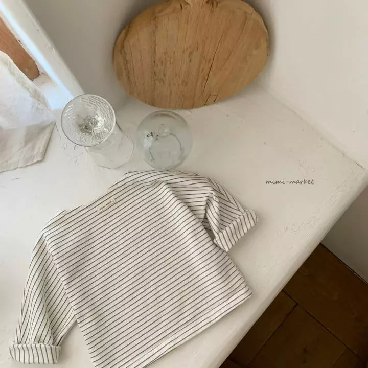 Mimi Market - Korean Baby Fashion - #onlinebabyboutique - Winner One Stripes Tee - 8