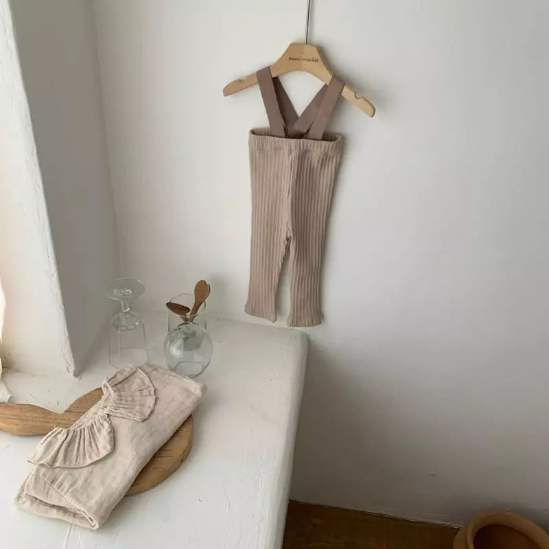 Mimi Market - Korean Baby Fashion - #onlinebabyboutique - Cozy Dungarees - 2