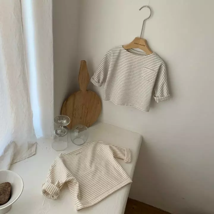 Mimi Market - Korean Baby Fashion - #onlinebabyshop - Winner One Stripes Tee - 9