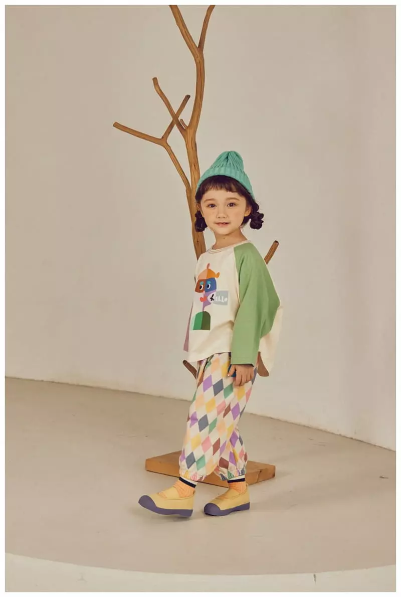 Mimico - Korean Children Fashion - #stylishchildhood - Hello Tee - 4