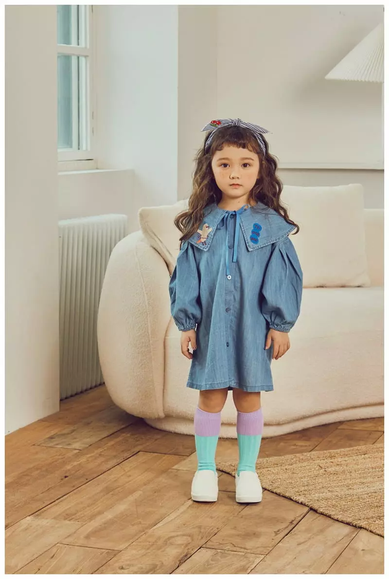 Mimico - Korean Children Fashion - #fashionkids - Spring One-piece - 6