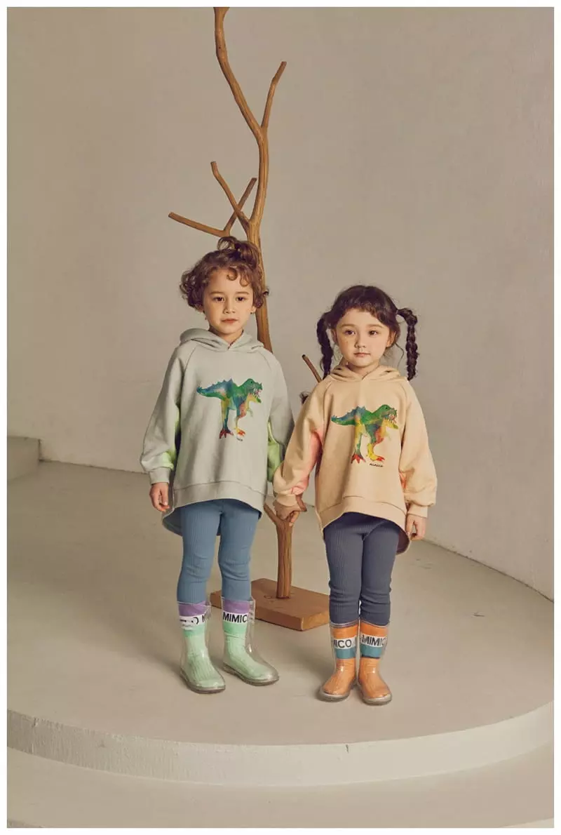 Mimico - Korean Children Fashion - #kidsshorts - Dinos Tee - 12