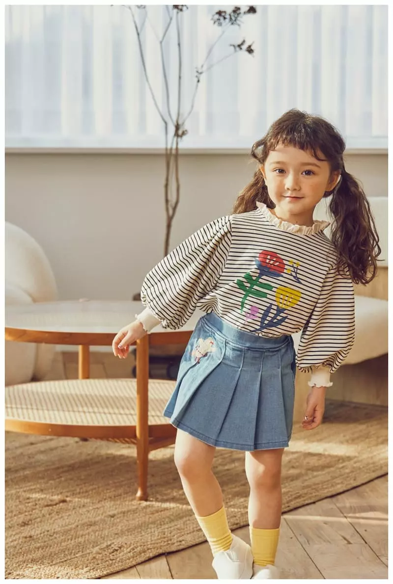 Mimico - Korean Children Fashion - #fashionkids - Mini Frill Tee - 4
