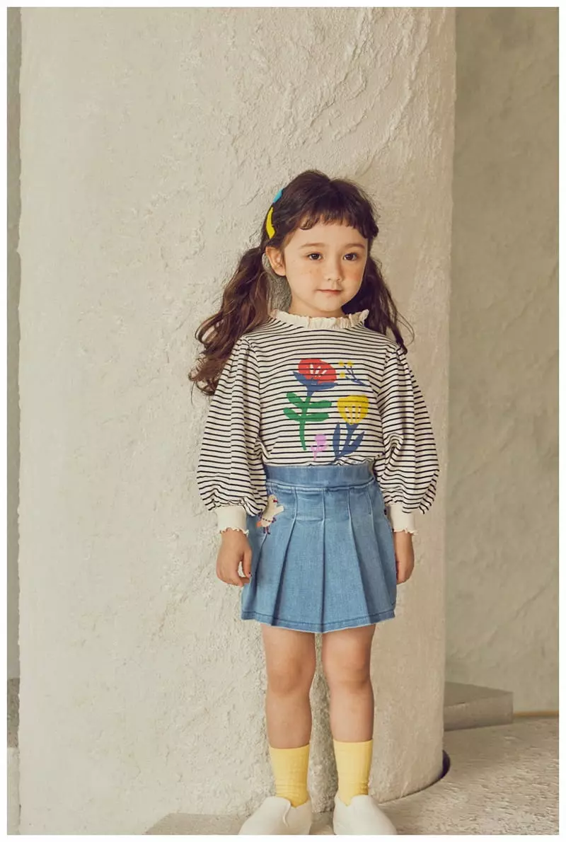 Mimico - Korean Children Fashion - #kidsstore - Mini Frill Tee - 5