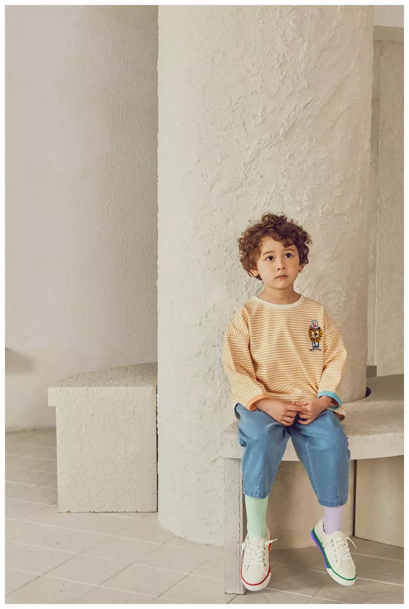 Mimico - Korean Children Fashion - #kidsshorts - My Stripes Tee - 4