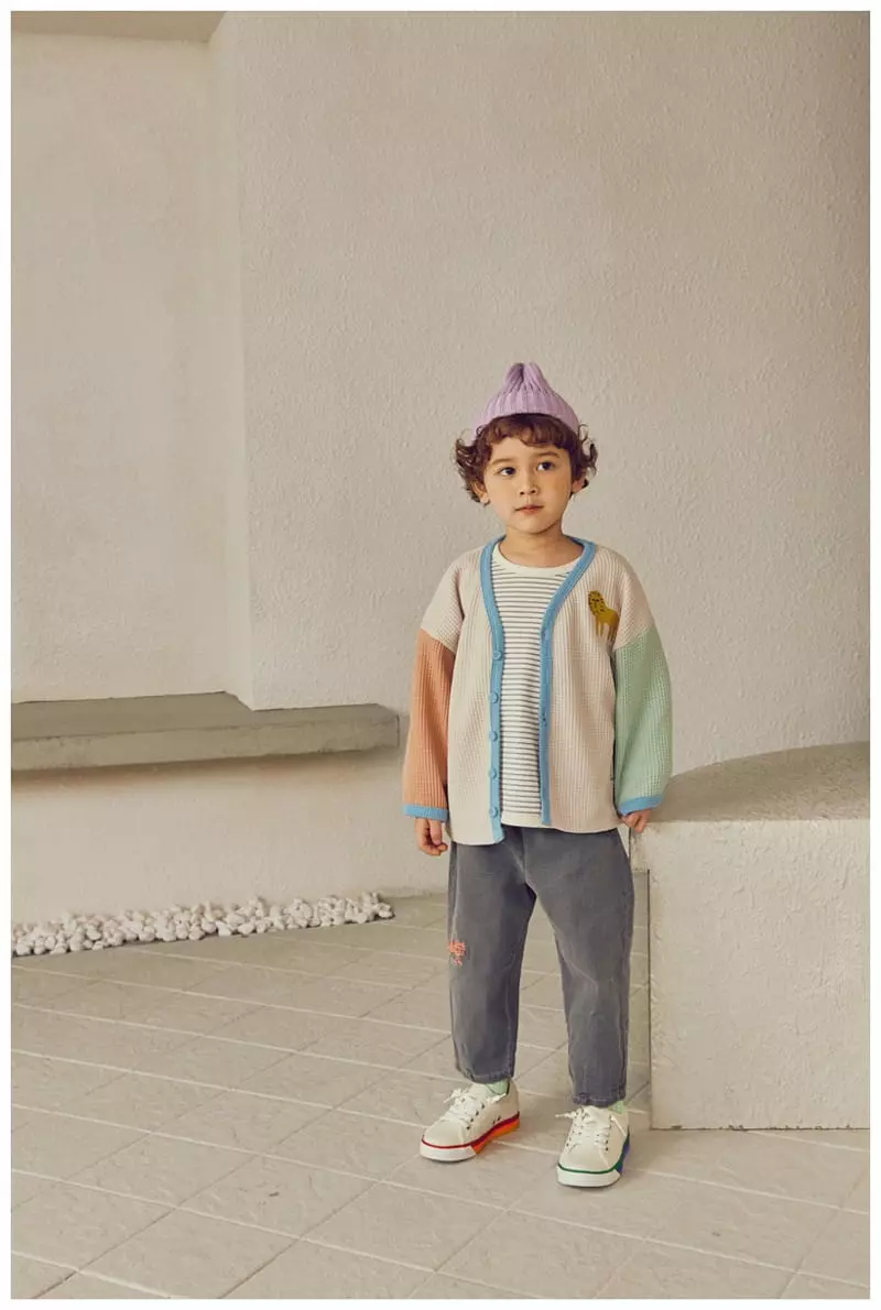 Mimico - Korean Children Fashion - #kidzfashiontrend - Croiffle Cardigan - 2
