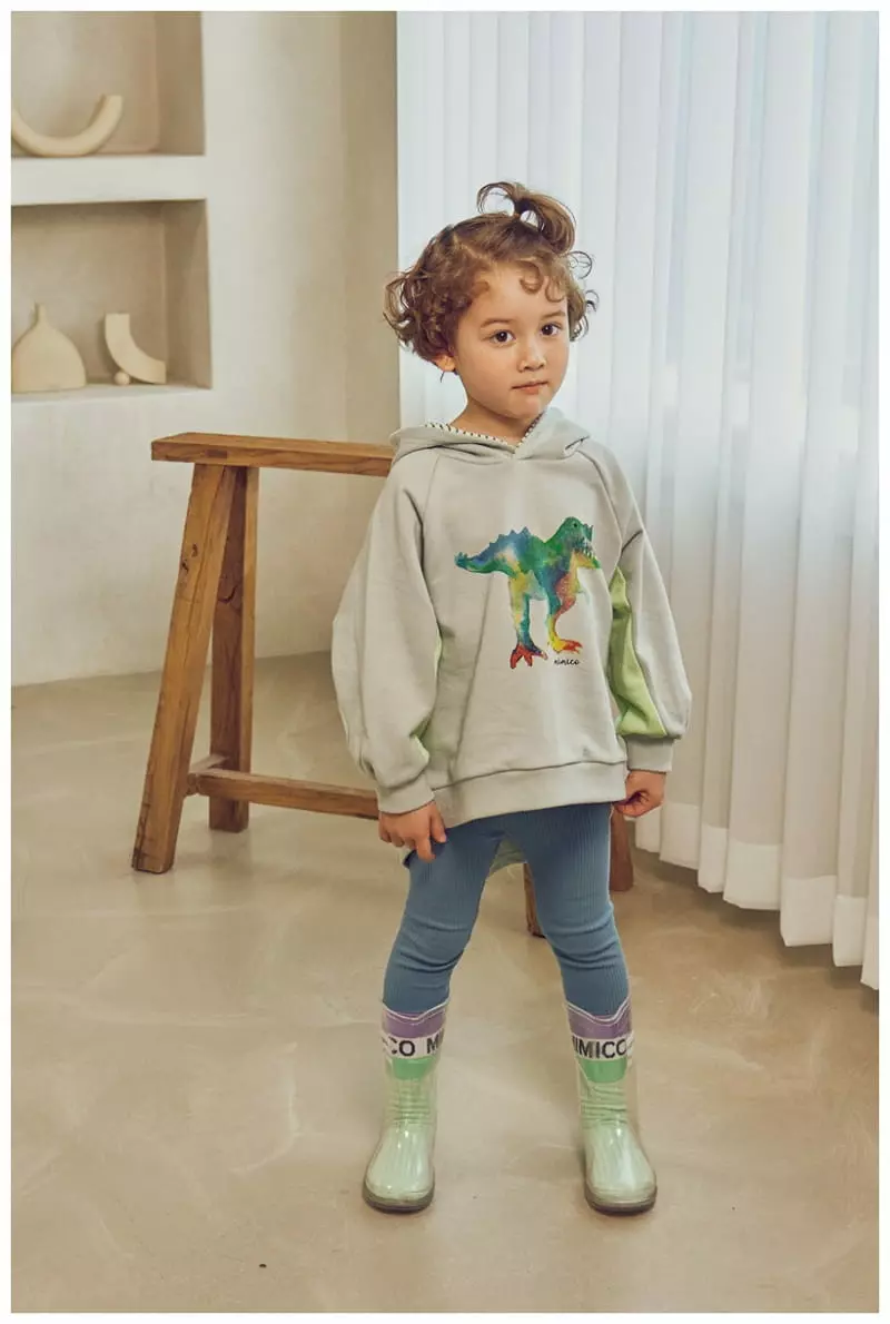 Mimico - Korean Children Fashion - #prettylittlegirls - Dinos Tee - 4