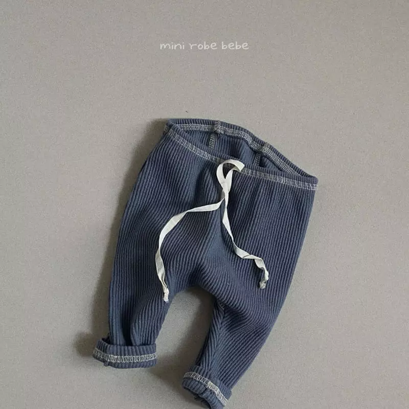 Mini Robe - Korean Baby Fashion - #babyboutique - Bebe Rib Piping Leggings - 9