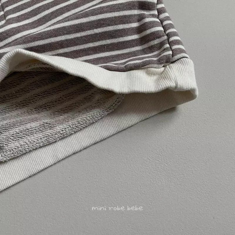 Mini Robe - Korean Baby Fashion - #babyboutique - Bebe Melange Stripes Sweatshirt - 6