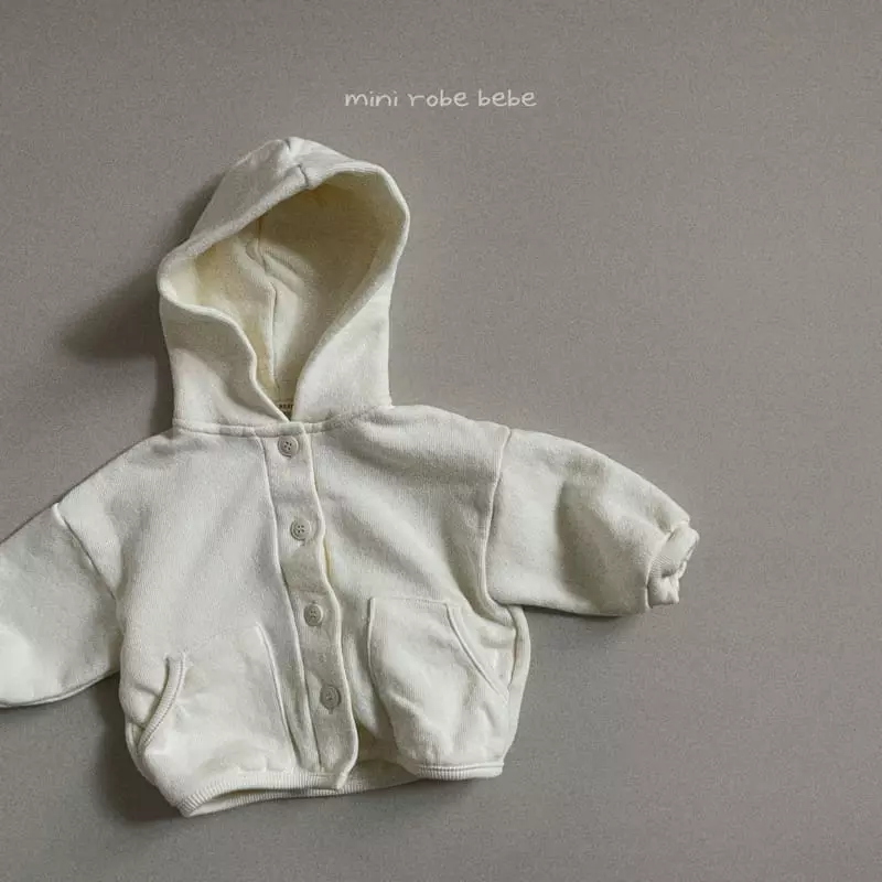 Mini Robe - Korean Baby Fashion - #babyboutique - Bebe Hoody Cardigan - 4