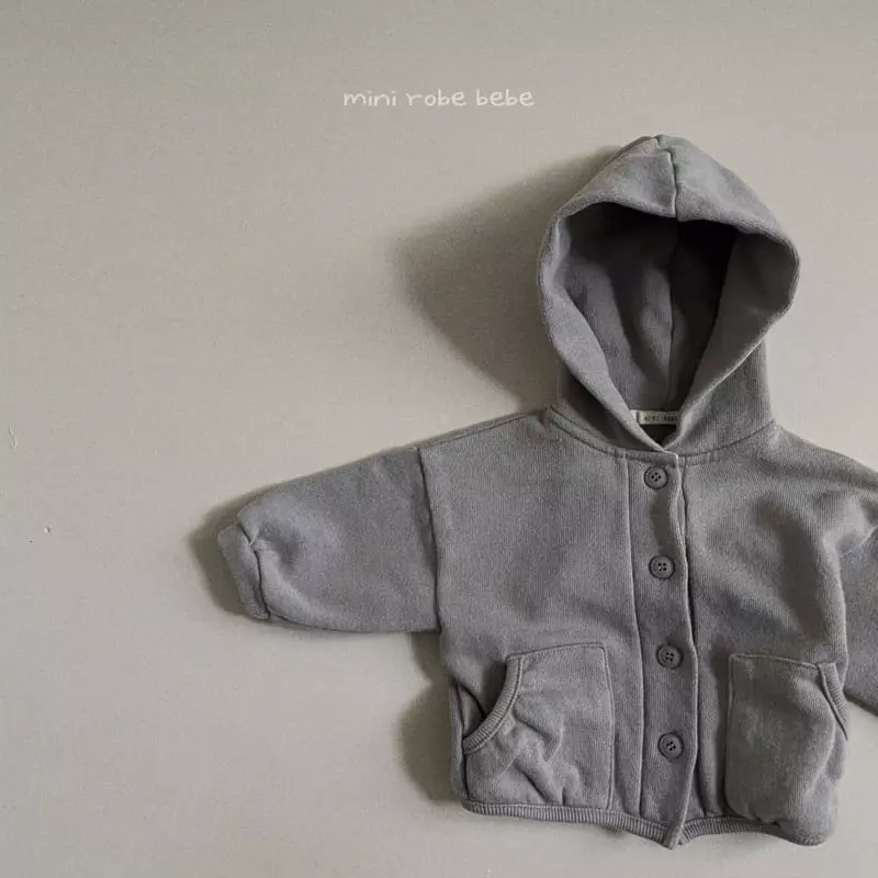 Mini Robe - Korean Baby Fashion - #babyboutiqueclothing - Bebe Hoody Cardigan - 5
