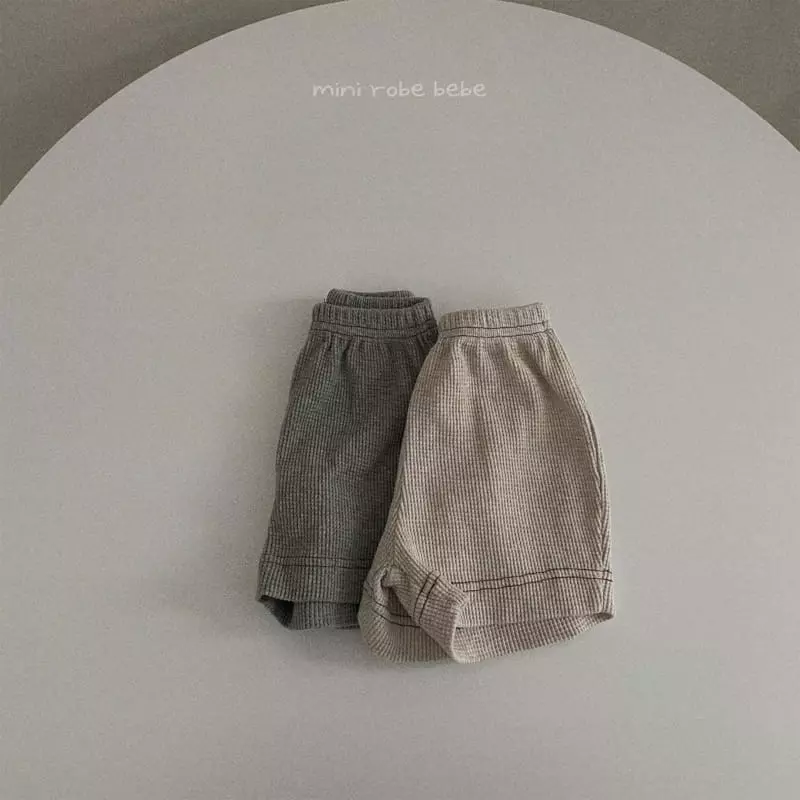 Mini Robe - Korean Baby Fashion - #babyboutiqueclothing - Bebe Croiffle Pants