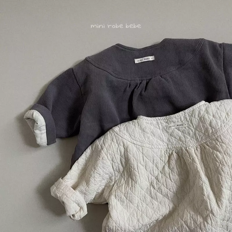 Mini Robe - Korean Baby Fashion - #babyboutiqueclothing - Quilitng Shirring Jumper - 7