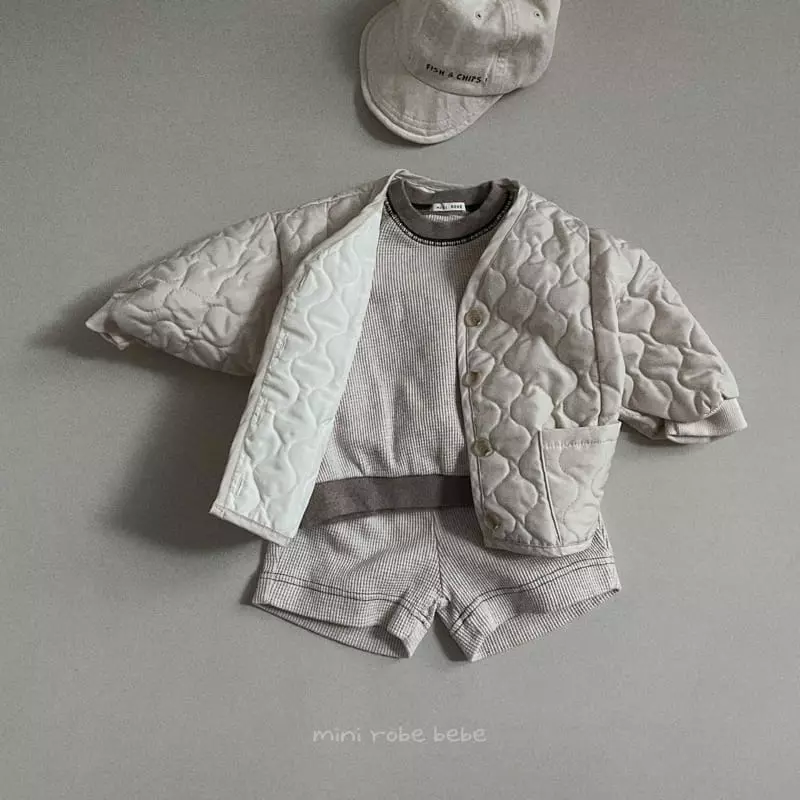 Mini Robe - Korean Baby Fashion - #babyclothing - Beeb Spring Quilting Jacket - 11
