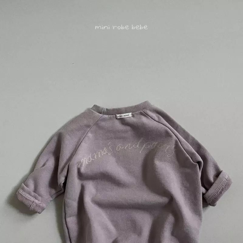 Mini Robe - Korean Baby Fashion - #babyboutiqueclothing - Mama Papa Bodysuit - 4