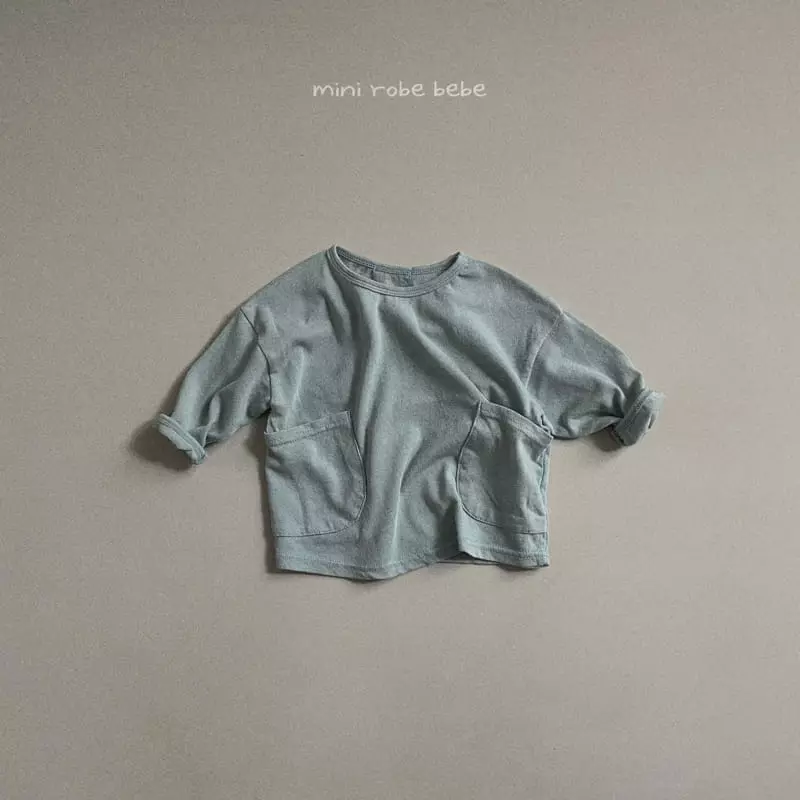 Mini Robe - Korean Baby Fashion - #babyfashion - Pocket Tee - 2