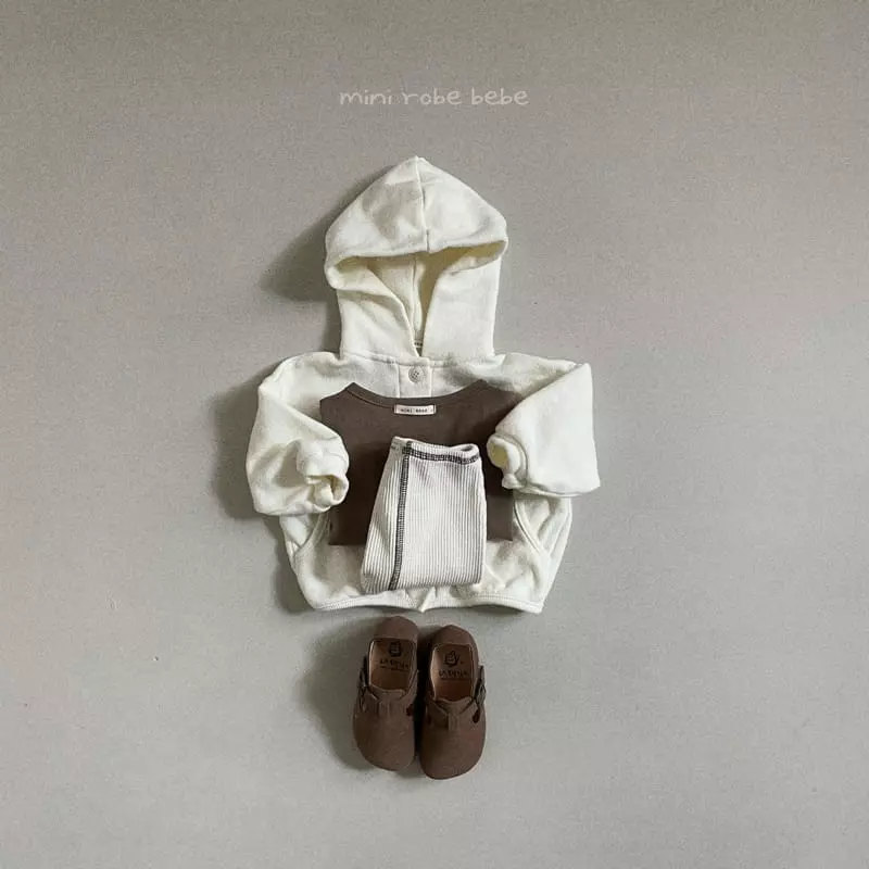 Mini Robe - Korean Baby Fashion - #babyfever - Bebe Hoody Cardigan - 8