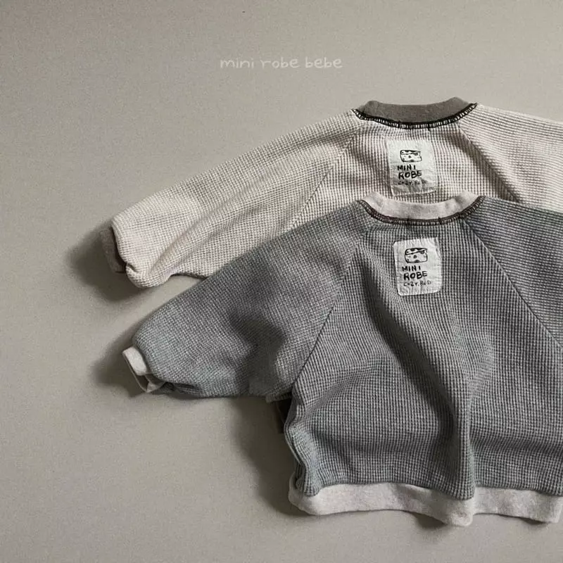 Mini Robe - Korean Baby Fashion - #babyfever - Bebe Croiffle Sweatshirt - 5