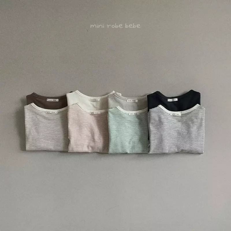 Mini Robe - Korean Baby Fashion - #babygirlfashion - Bebe Capri 1+1 Tee