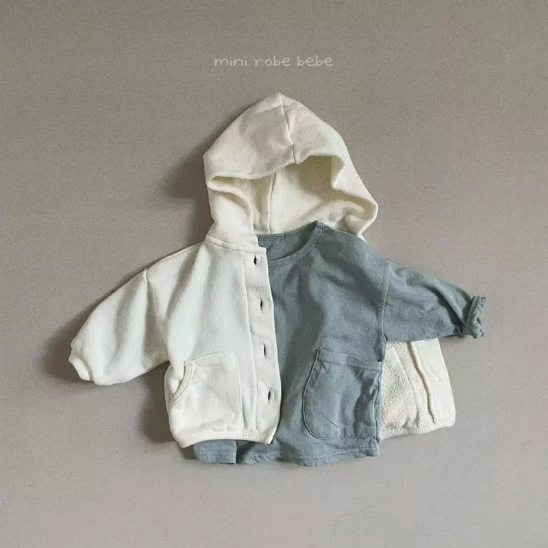 Mini Robe - Korean Baby Fashion - #babygirlfashion - Bebe Hoody Cardigan - 9
