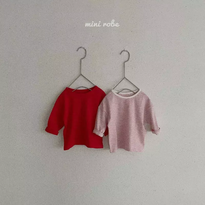 Mini Robe - Korean Baby Fashion - #babylifestyle - Bebe 1+1 Tee - 8