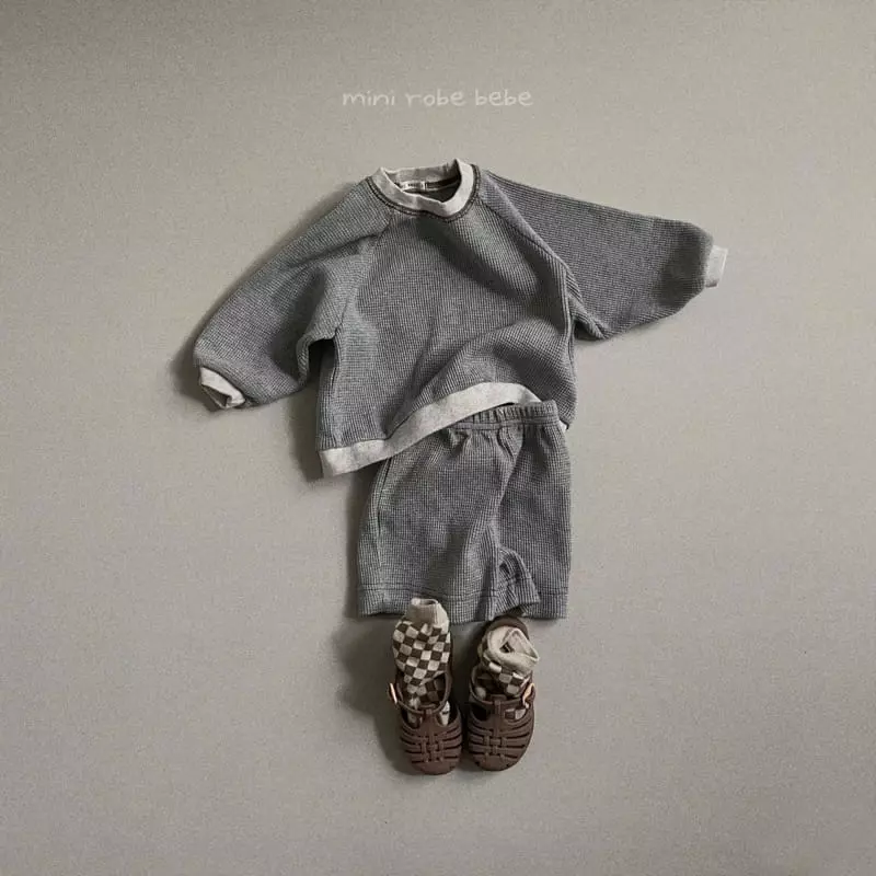 Mini Robe - Korean Baby Fashion - #babylifestyle - Bebe Croiffle Sweatshirt - 7