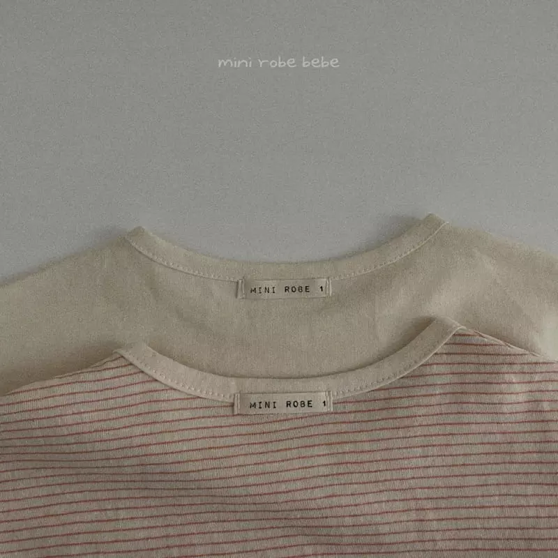 Mini Robe - Korean Baby Fashion - #babyoninstagram - Bebe Capri 1+1 Tee - 4