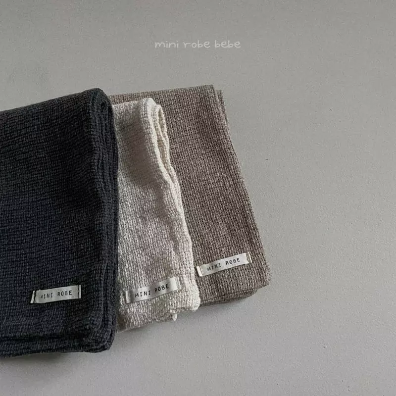 Mini Robe - Korean Baby Fashion - #babyootd - Bebe Pig Muffler