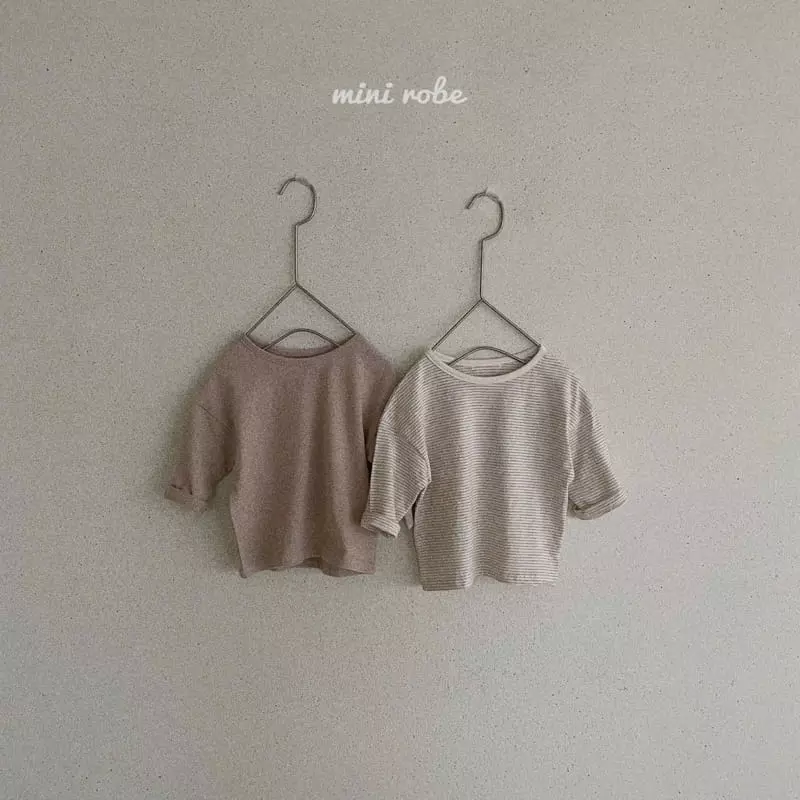 Mini Robe - Korean Baby Fashion - #babyoutfit - Bebe 1+1 Tee - 12