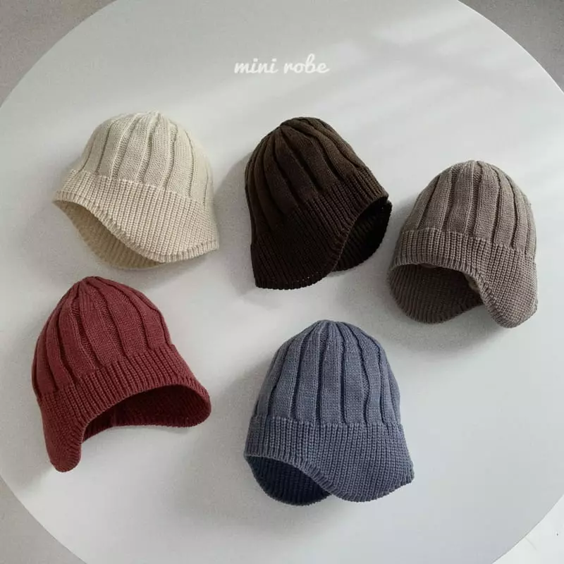 Mini Robe - Korean Baby Fashion - #babyoutfit - Bebe Circle Beanie - 8
