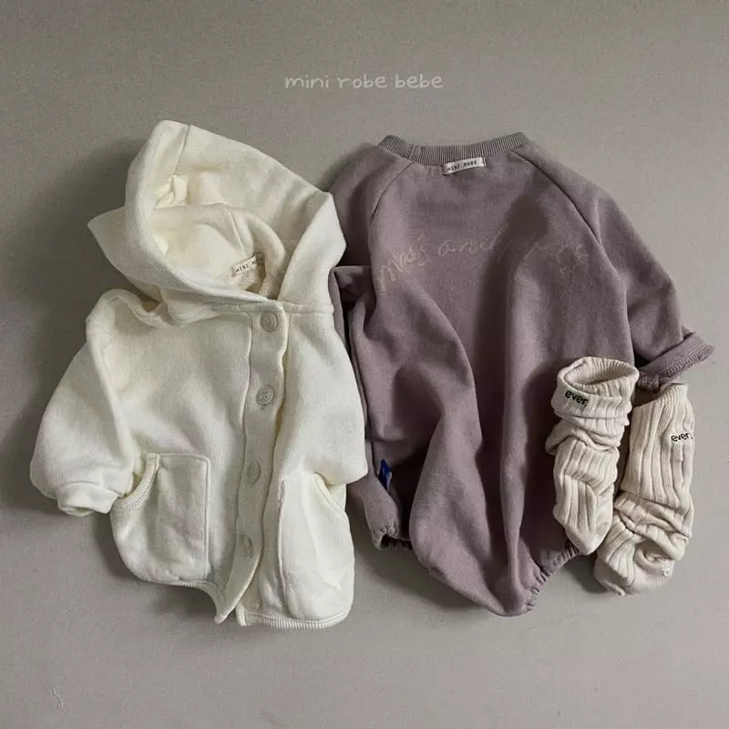 Mini Robe - Korean Baby Fashion - #babyoutfit - Mama Papa Bodysuit - 11