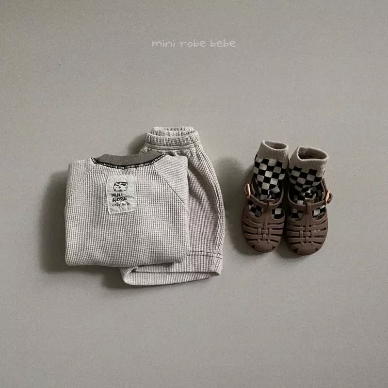Mini Robe - Korean Baby Fashion - #babywear - Bebe Croiffle Sweatshirt - 12