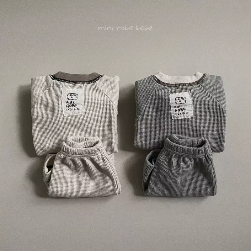 Mini Robe - Korean Baby Fashion - #onlinebabyboutique - Bebe Croiffle Pants - 12