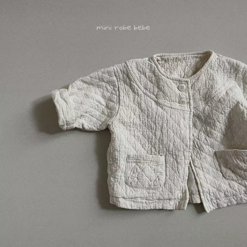 Mini Robe - Korean Baby Fashion - #onlinebabyboutique - Quilitng Shirring Jumper - 4