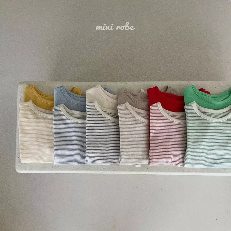 Mini Robe - Korean Baby Fashion - #smilingbaby - Bebe 1+1 Tee