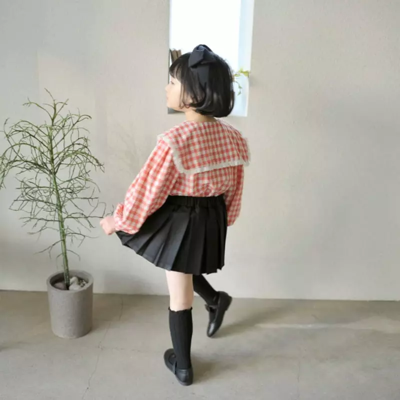 Momo Ann - Korean Children Fashion - #Kfashion4kids - Wrinkle Skirt - 5