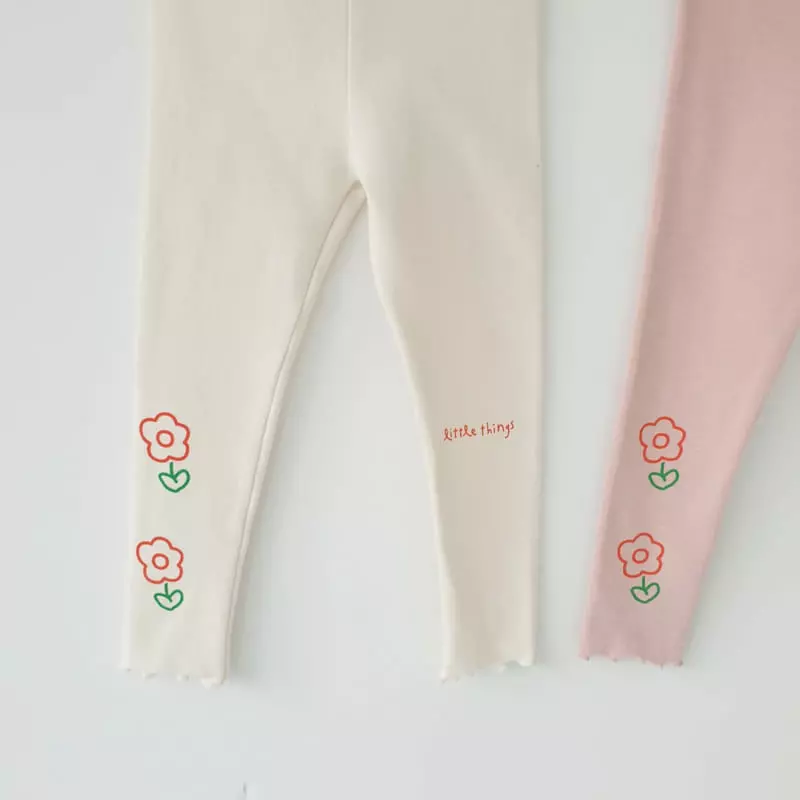 Momo Ann - Korean Children Fashion - #Kfashion4kids - Flower Leggings - 12