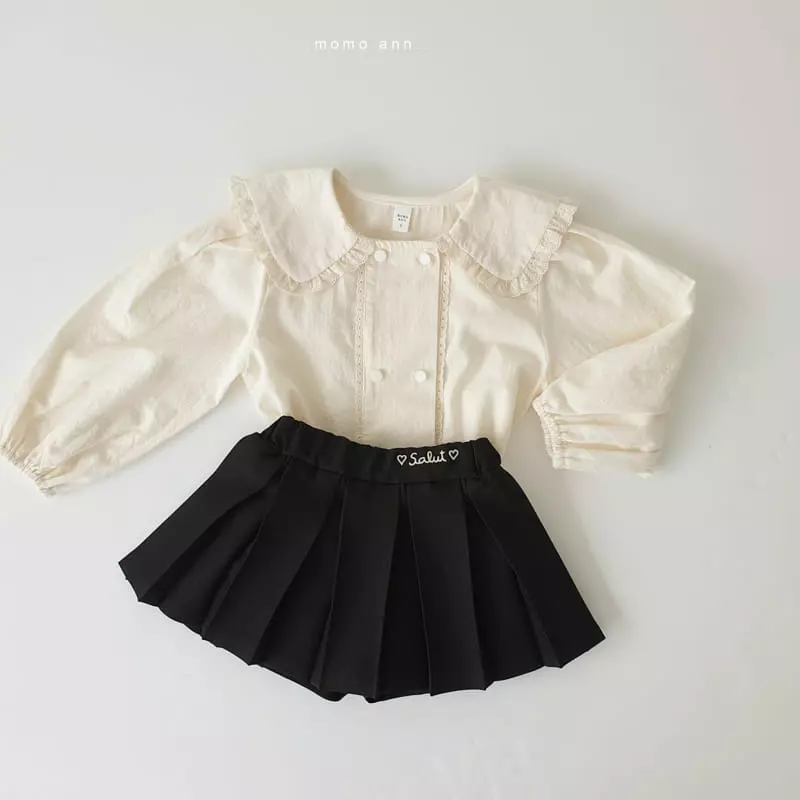 Momo Ann - Korean Children Fashion - #childofig - Wrinkle Skirt - 11