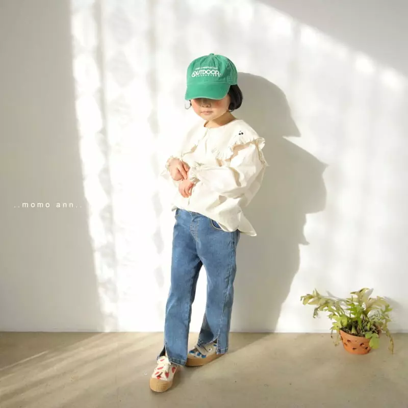 Momo Ann - Korean Children Fashion - #childofig - Slit Jeans - 2