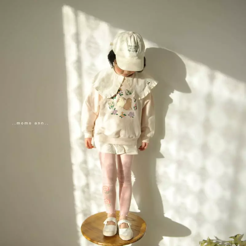 Momo Ann - Korean Children Fashion - #childofig - Flower Leggings - 3
