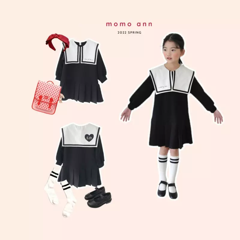 Momo Ann - Korean Children Fashion - #childrensboutique - Sailor One-piece - 2
