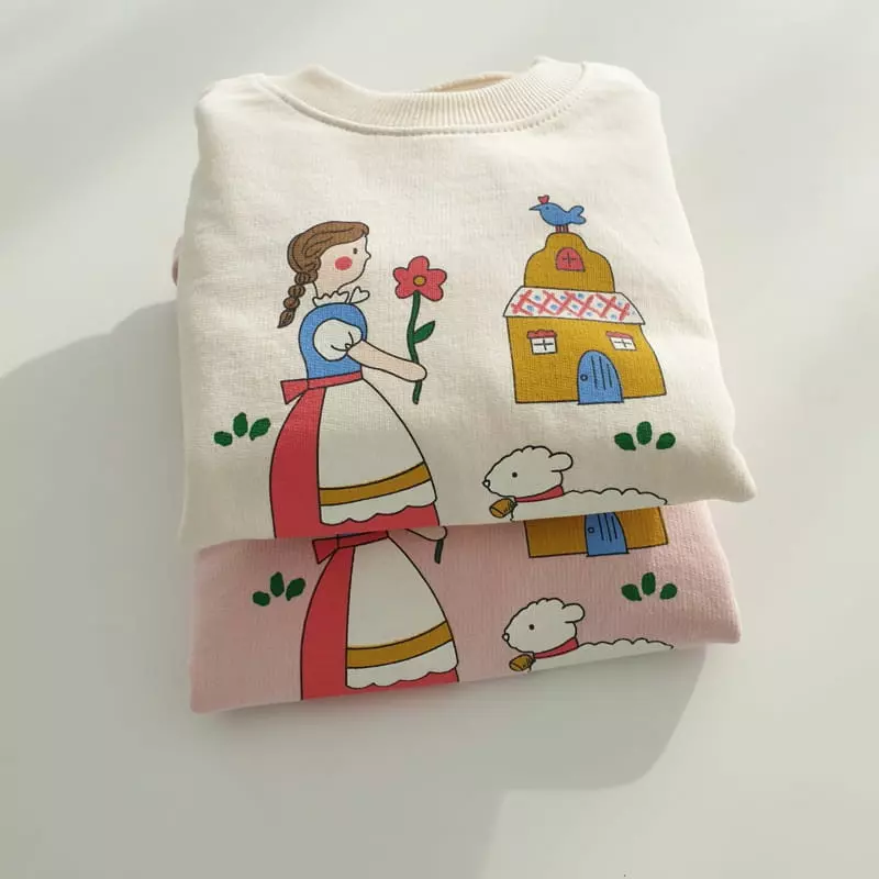 Momo Ann - Korean Children Fashion - #designkidswear - Girl Sweatshirt