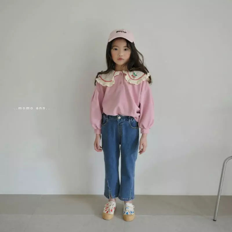Momo Ann - Korean Children Fashion - #discoveringself - Slit Jeans - 5